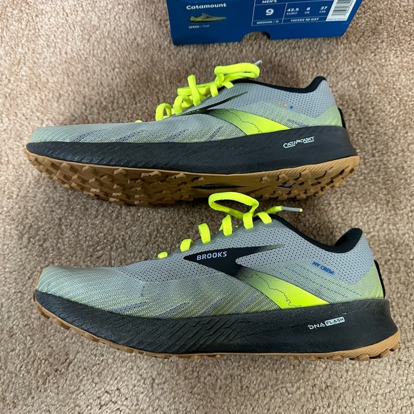 Brooks Catamount Mens 9 42.5 Trail Running Shoes - Picture 4 of 6